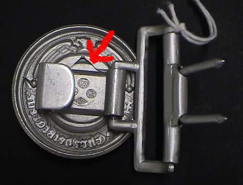 SS Officers belt buckle. Fake or not fake.