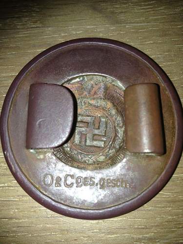 SS officers belt buckle.