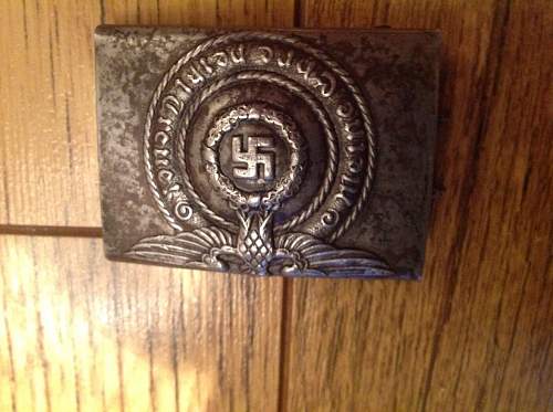 SS belt buckle real or fake