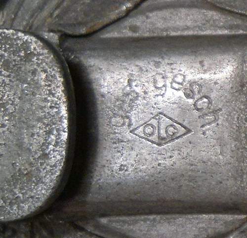 OLC Gez.Gesch marked Belt Buckle officer-need help