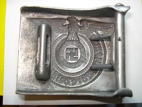 SS beltbuckle 36/40 for review