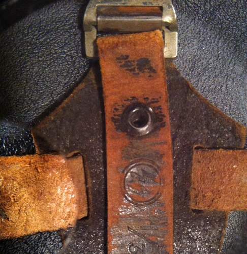 SS leather markings ( belt &amp; cross straps D rings Brocades etc)