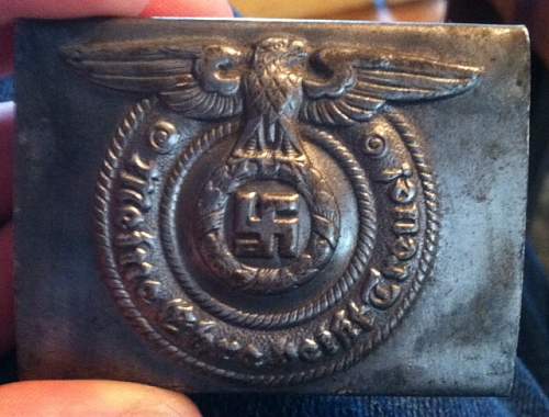 SS buckle attic find