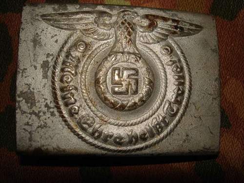 SS buckle attic find