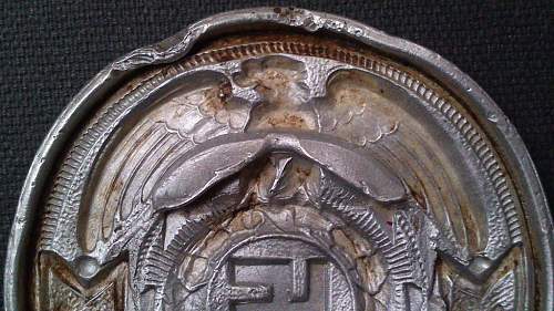 Two SS ground dug buckles