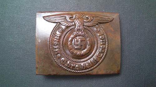 SS buckle made by Martin Winter