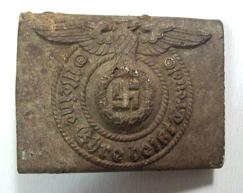 Ground dug buckle by Assmann &amp; Co, Ludenscheid