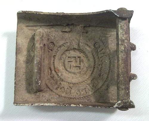 Ground dug buckle by Assmann &amp; Co, Ludenscheid