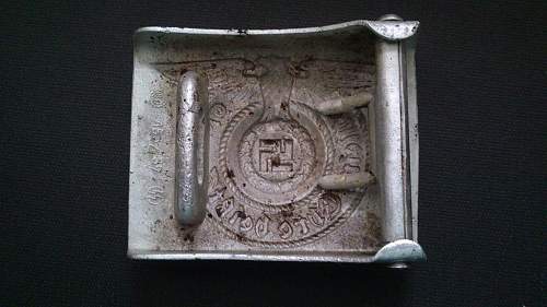 Ground dug buckle by Assmann &amp; Co, Ludenscheid