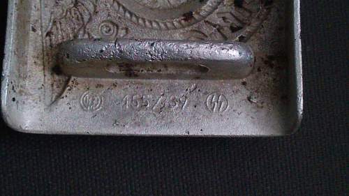 Ground dug buckle by Assmann &amp; Co, Ludenscheid