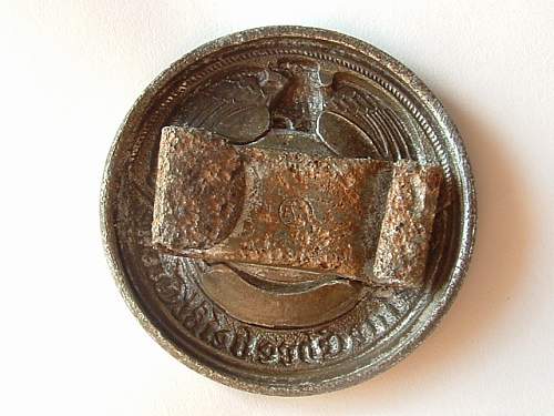 SS officer ground dug buckle 36/43 in good condition