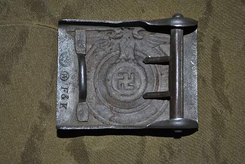 SS buckle find at yard sale