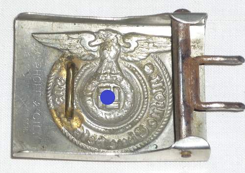 SS Overhoff belt  buckle genuine?