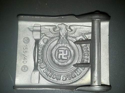 SS 155/40 belt buckle original?