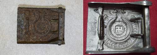 Relic/ground find SS Buckle opinions