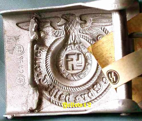 SS Belt Buckle Overhoff - Original/Fake?