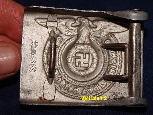 SS Belt Buckle Overhoff - Original/Fake?