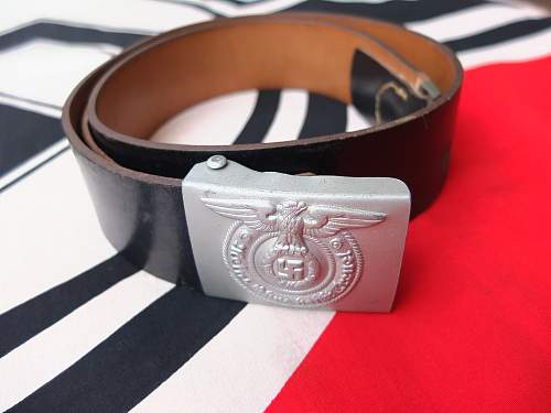 SS Belt Buckle with belt - Origianl/Fake?