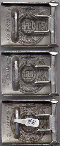 RZM 822/38 SS belt buckle - Original/Fake and ~price