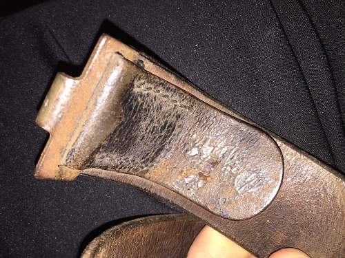 Early Nickel SS buckle and belt