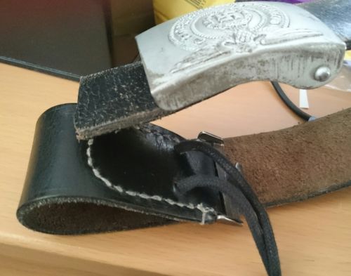 SS buckle and belt fake?