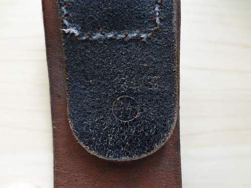 SS enlisted belt buckle and belt.