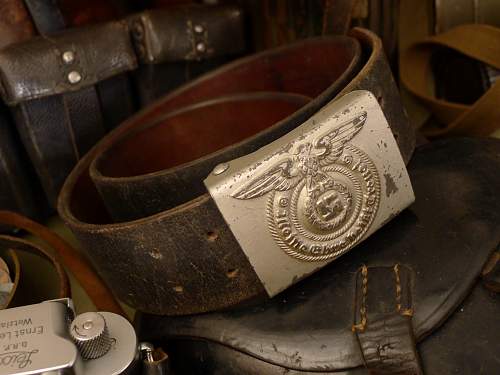 Late War Overhoff &amp; Cie on correct leather belt.