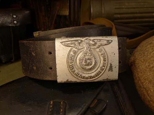Late War Overhoff &amp; Cie on correct leather belt.