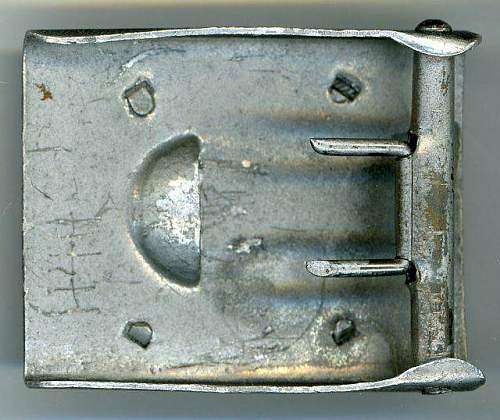 SS Elite Buckle with RZM Mark and Numbers and Luftwaffe Enlisted Man's Buckle: Authentic pieces?