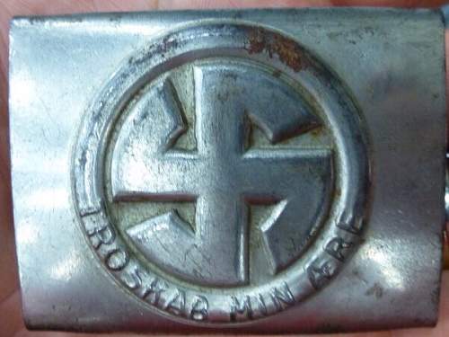 Questionable Early SS Belt Buckle