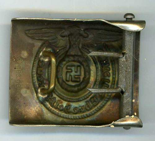 Hitler Youth buckle and Waffen SS em Belt buckles: Authentic?