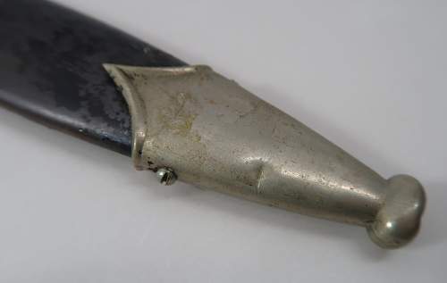 early SS ground Röhm dagger w/ anodized scabbard