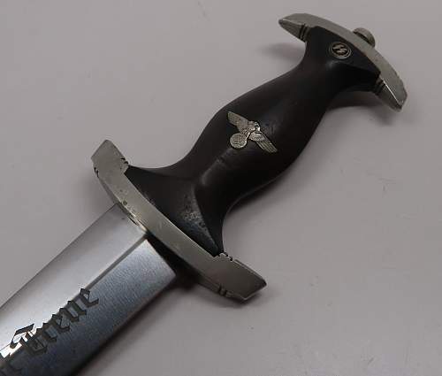 NAMED SS Officer's dagger w/ US Vet provenance