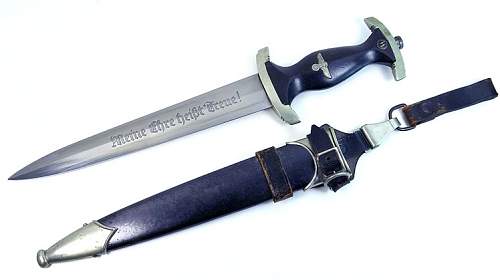 High Profile Dagger and Sword of SS Sturmbannfuhrer Dr Bernard Frank &quot; STOLEN &quot;