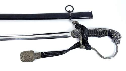 High Profile Dagger and Sword of SS Sturmbannfuhrer Dr Bernard Frank &quot; STOLEN &quot;