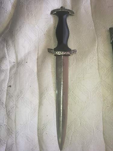 Two SS daggers from the estate of a recently frikorps denmark deseased man