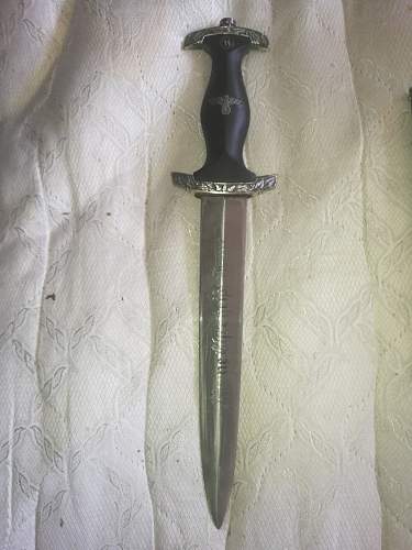 Two SS daggers from the estate of a recently frikorps denmark deseased man