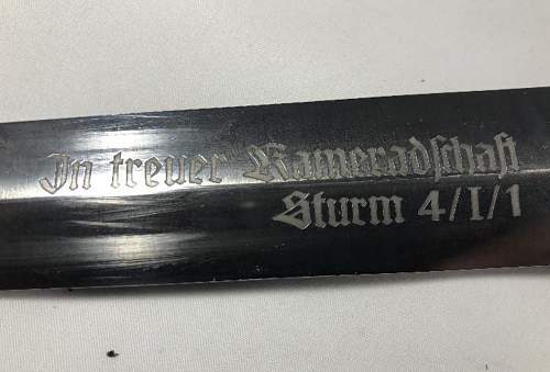 Strange SS DAGGERS BY HAMMESFAHR WITH DEDICATION (GIFT DAGGERS)