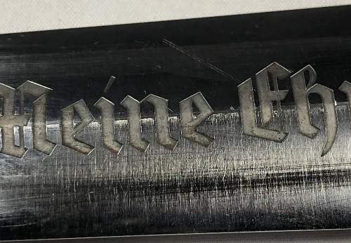 Strange SS DAGGERS BY HAMMESFAHR WITH DEDICATION (GIFT DAGGERS)