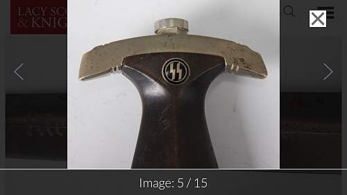 Ss daggers at auction