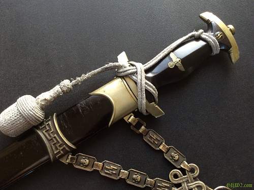 How to tie a proper portepee knot on a Chained SS Dagger