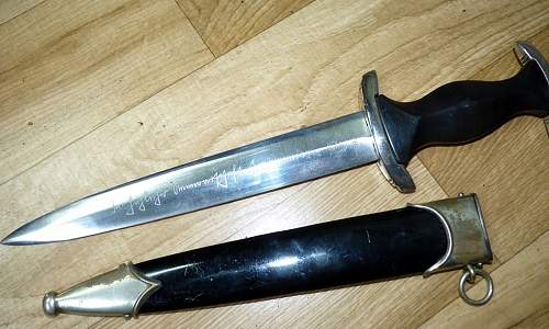 Himmler SS dagger with RZM Number