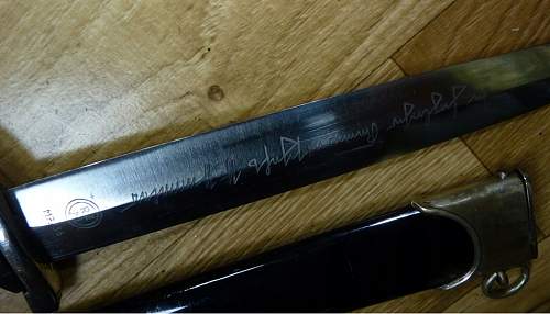 Himmler SS dagger with RZM Number