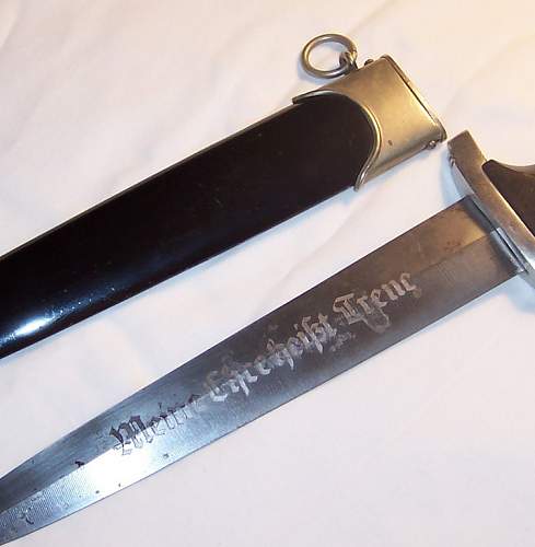 SS dagger- Himmler presentational blade..