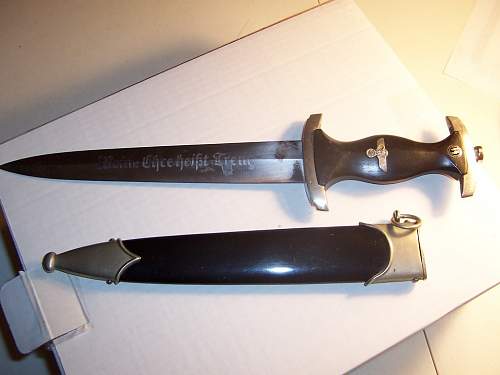 SS dagger- Himmler presentational blade..