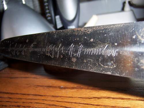 SS dagger- Himmler presentational blade..