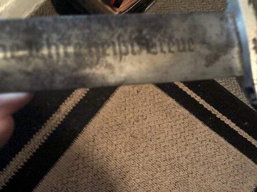 Chained SS dagger rough cond. barn find opinions