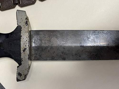 Chained SS dagger rough cond. barn find opinions