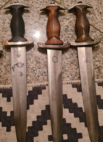 Need urgent help with opinion about SS/SA daggers
