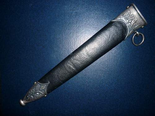 &quot; Pattern &quot;   SS Honor Dagger Scabbard